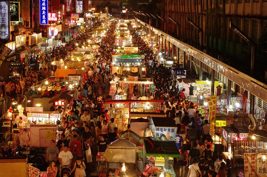    Một góc chợ đêm ở Đài Loan